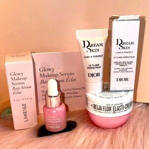 Dior Skin, Sol de Janeiro Beija Flor, & Laneige mini Bundle. New